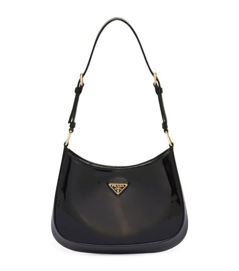 prada patent leather shoulder bag